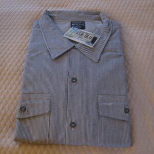 "Prison Blus" Striped Work Shirt